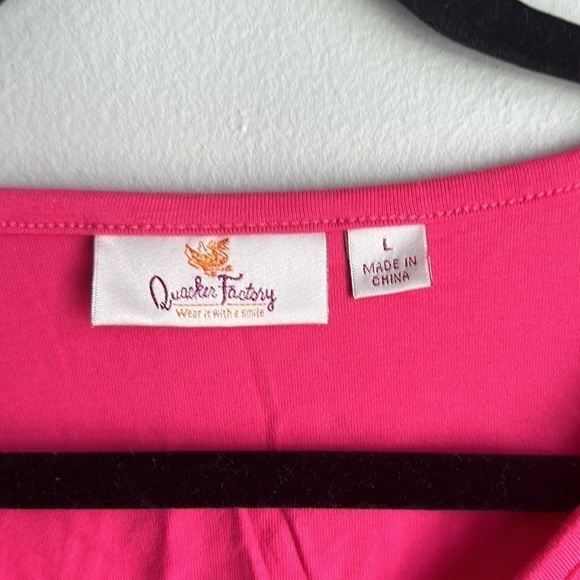 Quarter Factory Pink Sunbust Top Size Large - Picture 5 of 11